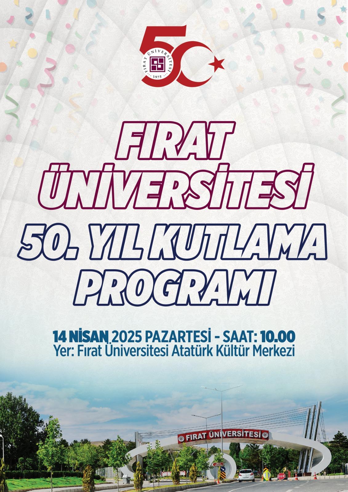 firat-universitesi-50yil-kutlama-programi